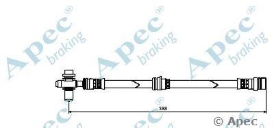 APEC BRAKING hos3895 -  Тормозной шланг